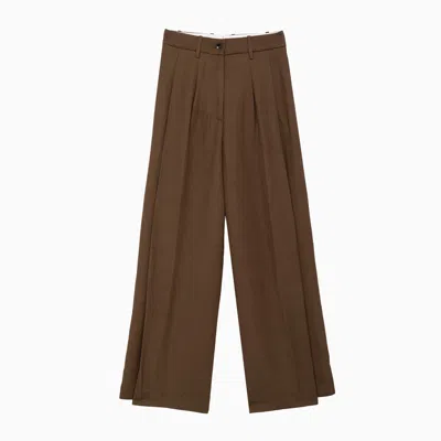 Nine In The Morning Petra Pants In Brown