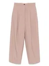 Nine In The Morning Pleat-detailed Trousers In Pink