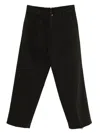 Nine In The Morning Pleated Chino Pants In Black