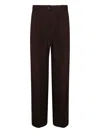 Nine In The Morning Pleated-front Trousers In Brown