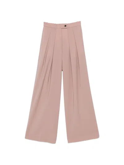 Nine In The Morning Pleated Palazzo Pants In Multi