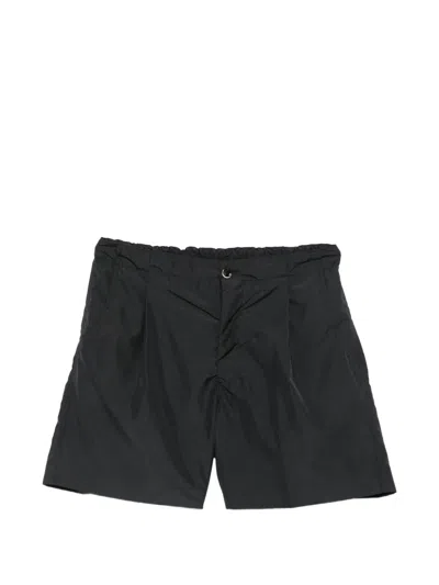 Nine In The Morning Pleated Ripstop Swim Shorts In Multi