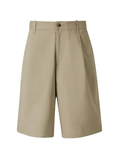 Nine In The Morning Tailored Shorts Pleated Front Belt Loops In Gray
