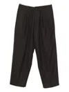Nine In The Morning Pleated Trousers In Brown