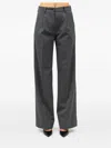 Nine In The Morning Pleated Trousers In Gray