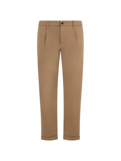 Nine In The Morning Pleated Trousers In Neutral