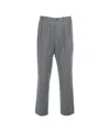 Nine In The Morning Pleated Trousers With Hidden Closure And Flap Pockets In Multi