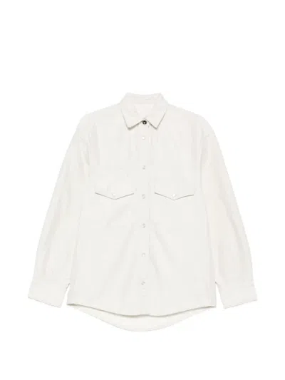 Nine In The Morning Pocket Button Cotton Shirt In Neutral