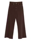 Nine In The Morning Audrey Palace High Waist T.v. In Brown