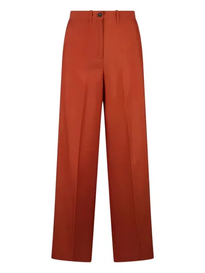 Nine In The Morning Pressed-crease Trousers In Yellow & Orange