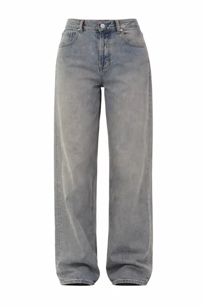 Nine In The Morning Relaxed Boyfriend-fit Jeans With High-rise Waist In Blue