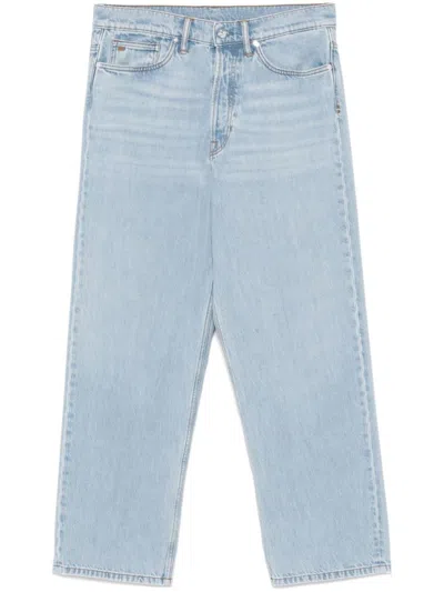 Nine In The Morning Relaxed-fit Five-pocket Jeans With Blue Button Closure
