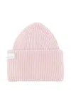 Nine In The Morning Ribbed Wool Beanie In Pink