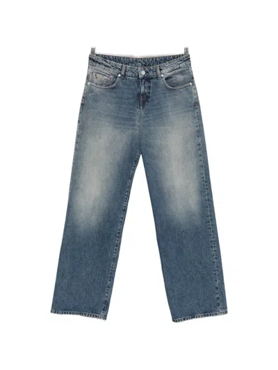 Nine In The Morning Rocio Belt-loop Jeans In Blue
