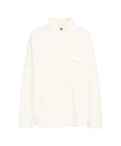 Nine In The Morning Rosa' Overshirt In White