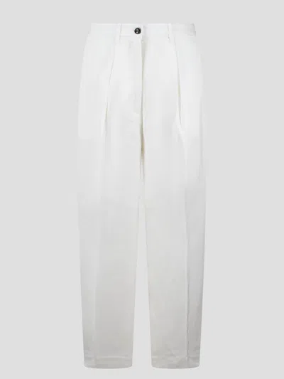 Nine In The Morning Rubino Culotte Pence Trousers In White