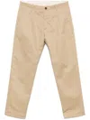 Nine In The Morning Sand Beige Chino Pants With Button Fly In Brown