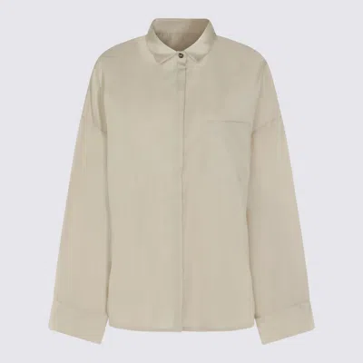 Nine In The Morning Sand Cotton Shirt In Neutral