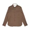 Nine In The Morning Shirt Regular Fit Man  Bob Moka In Brown