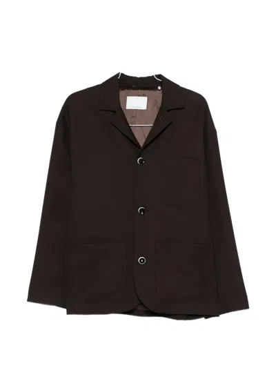 Nine In The Morning Single-breasted Coat In Metallic