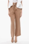 NINE IN THE MORNING SINGLE PLEAT FRIDA PANTS WITH BELT