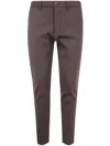 Nine In The Morning Easy Chino Slim Man Trousers In Brown