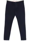 Nine In The Morning Navy Blue Chino Pants In Black