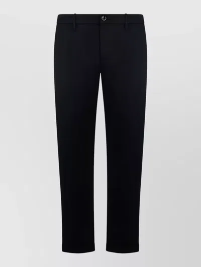 Nine In The Morning Bermuda Slim Fit Cotton Pants For Men In Black