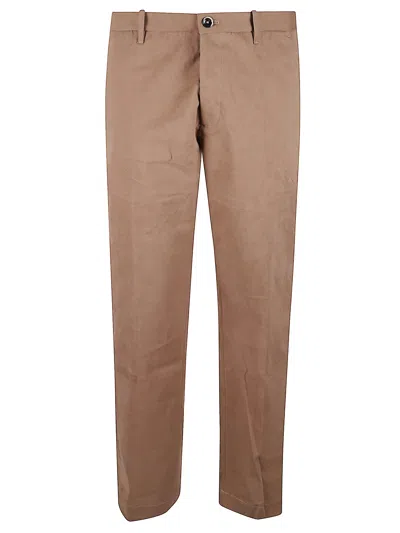 Nine In The Morning Slim Pants Giove In Brown