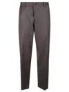 Nine In The Morning Buttoned Straight-leg Trousers In Gray
