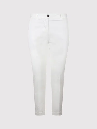Nine In The Morning Slim Trousers In White