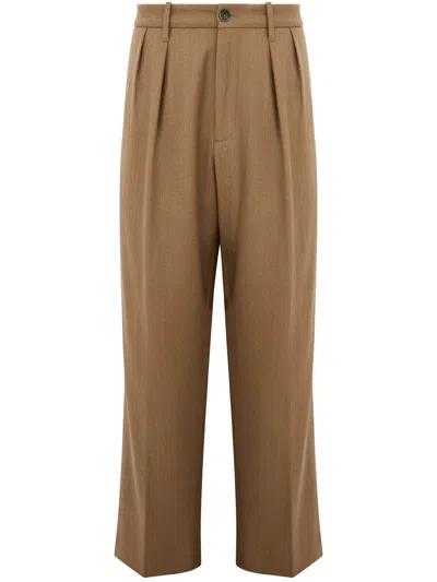 Nine In The Morning Soft Wool Kai Pants In Beige