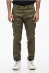 Nine In The Morning Solid Color Slim Fit Pants With Belt Loops