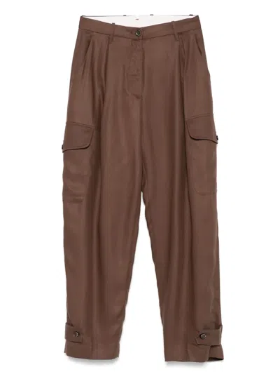 Nine In The Morning Sophie Trousers In Brown