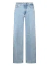 Nine In The Morning Nadia Palazzo Jeans In Blue