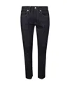 Nine In The Morning Straight-leg Slim-cut Jeans In Black