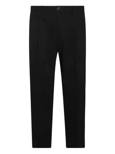 Nine In The Morning Straight-leg Trousers In Black