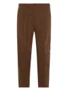 Nine In The Morning Giulio Straight-leg Pants In Brown