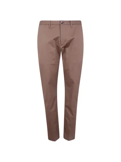 Nine In The Morning Straight-leg Trousers In Brown
