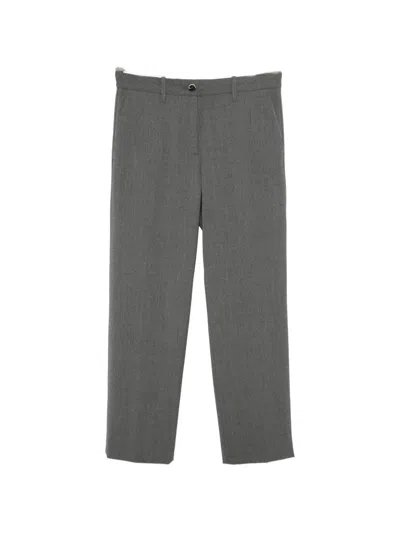 Nine In The Morning Straight-leg Trousers In Gray