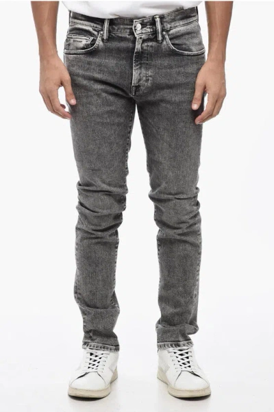 Nine In The Morning Stretch Denim Skinny Fit Jeans 17cm In Gray