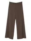 Nine In The Morning Stretch-wool Trousers In Brown