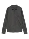Nine In The Morning Striped-pattern Shirt In Green