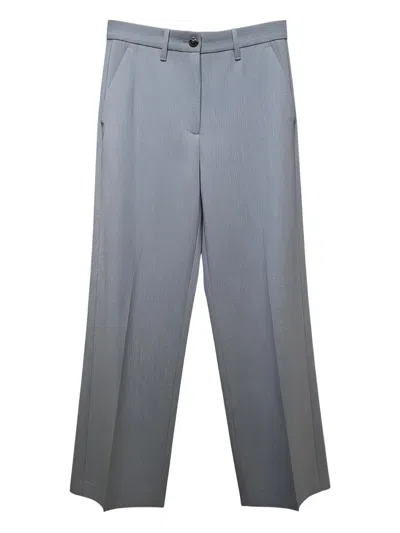Nine In The Morning Tailored Trousers In Gray