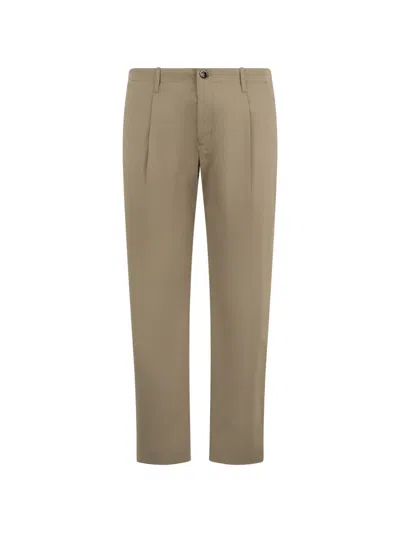 Nine In The Morning Tailored Trousers In Brown