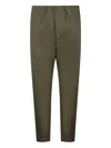 Nine In The Morning Mirko Carrot Relaxed Trousers In Green