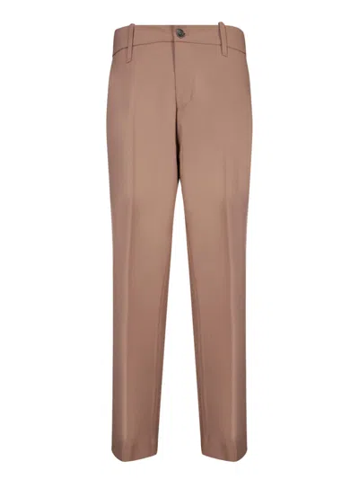 Nine In The Morning Telana Brown Tailored Trousers By