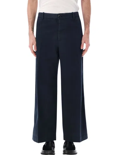 Nine In The Morning Thiago Wide Leg Chino Regular Pants In Black