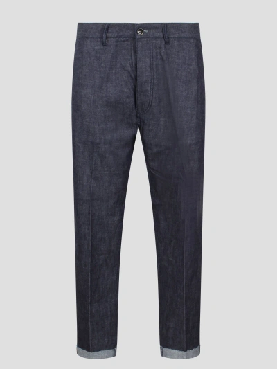 Nine In The Morning Tim Chino Trouser In Blue