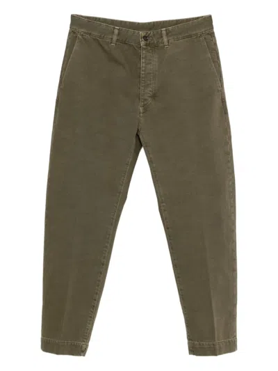 Nine In The Morning Tim Cotton Chinos In Green